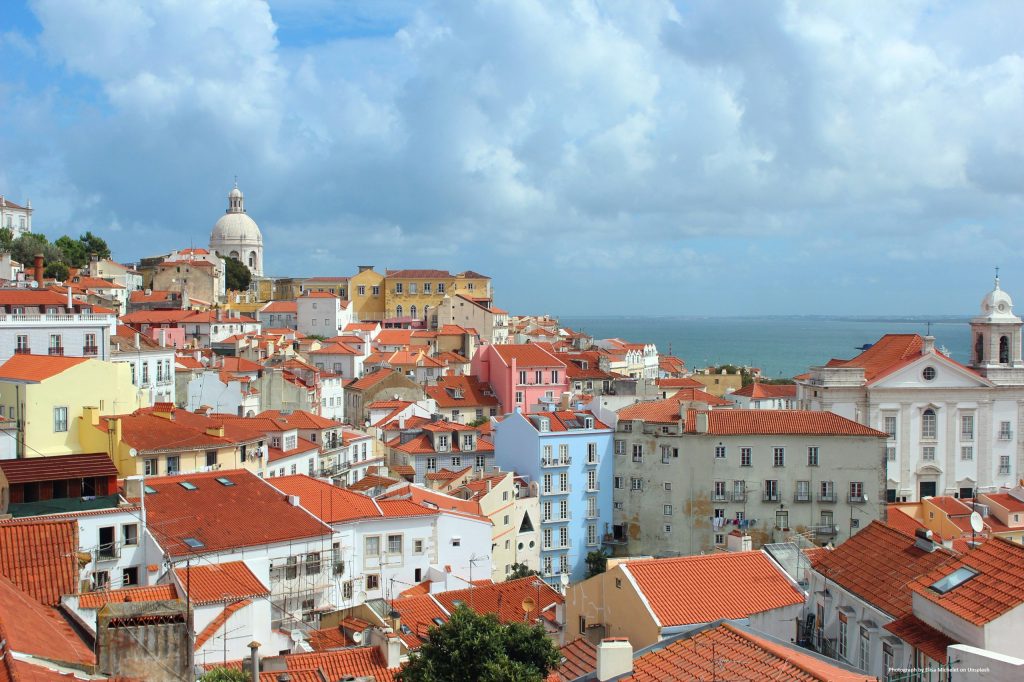 The view over Lisbon's red roofs