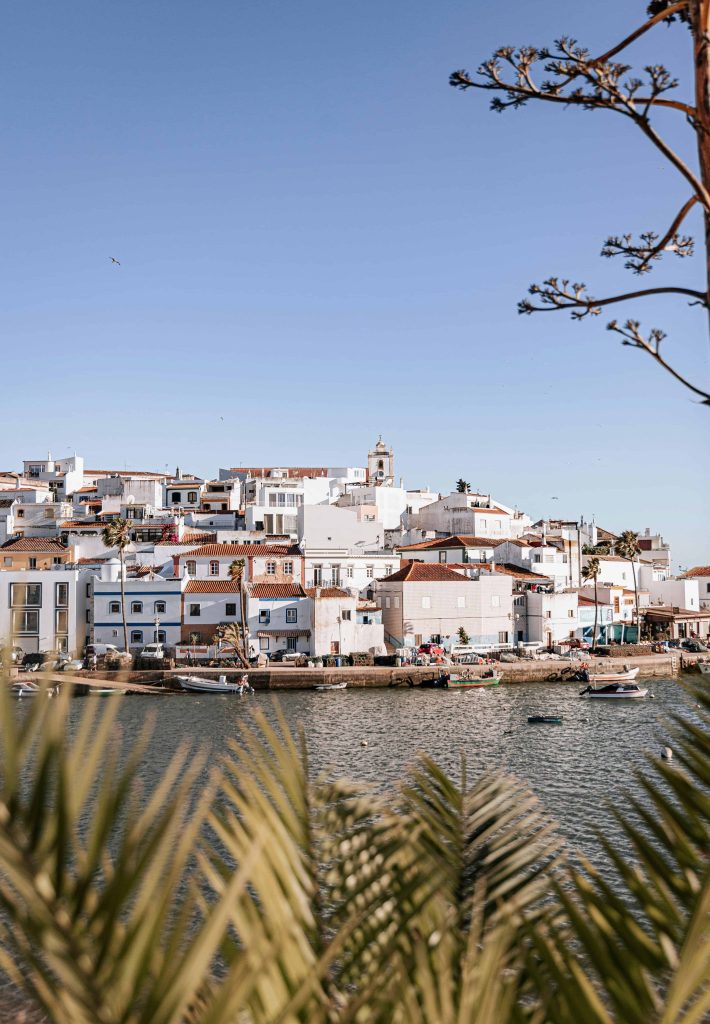 View of a typical Portuguese town